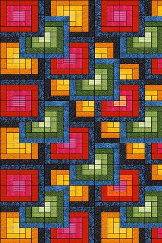 Colorful Heart Mosaic: ..