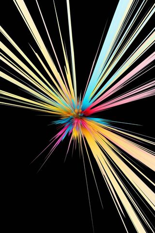 Cosmic Burst: A Dance of Colors 🌌✨