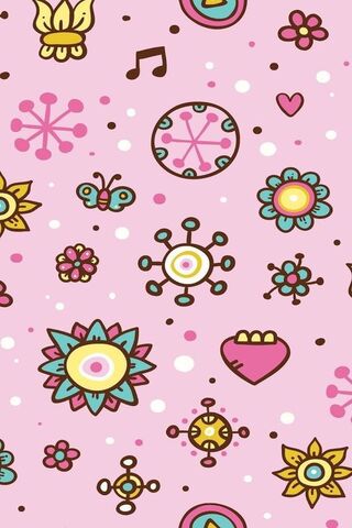 Whimsical Pink Patterns..