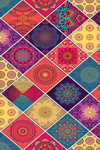 Vibrant Mosaic Patterns..