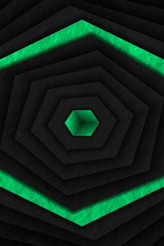 Hexagonal Harmony: A Dance of Shapes