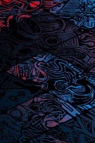 Zigzag Dreams: A Dance of Colors