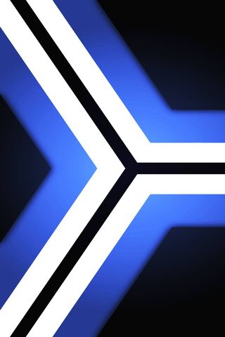 Dynamic Blue Triangles: A Modern Twist