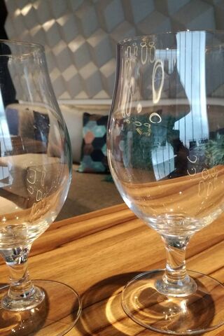 Reflections of Elegance: The Glass Duo