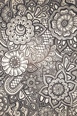 Whimsical Floral Patterns: A Zen Tangle Journey 🌸✨