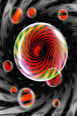 Swirling Colors: A Bubble Wonderland 🌈✨