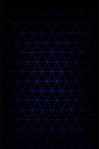 Mystical Blue Triangles