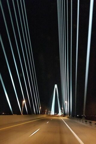 Illuminated Pathway: A Night on the Bridge 🌉✨