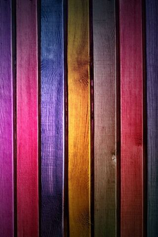 Vibrant Wooden Palette: A Splash of Color