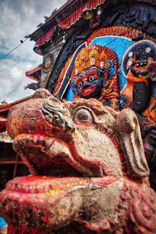 Guardian of Time: The Fierce Kaal Bhairav 🕉️🐾