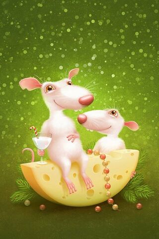 Cheesy Companions: A Toast to Friendship! 🧀🐭