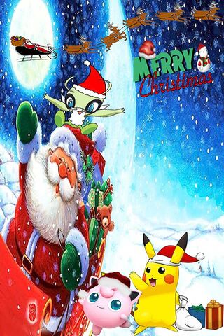Christmas Pokemon Wallpapers  Top Free Christmas Pokemon Backgrounds   WallpaperAccess