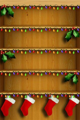 Festive Holiday Shelves..