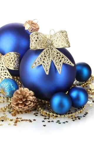 Sparkling Blue Christmas Elegance 🎄✨