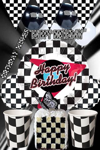 Checkered Celebration: A Birthday Bash!