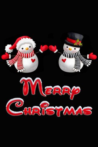 Adorable Snowman Duo Spreading Holiday Cheer! ☃️❤️