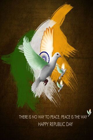 Celebrating Unity and Peace on Republic Day 🇮🇳🕊️