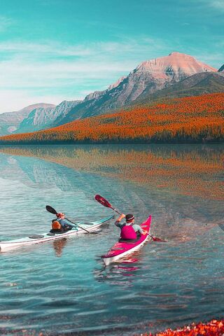 Serene Kayaking Adventure in Nature 🌊🏞️