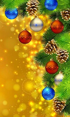 Christmas Ornaments Wallpaper - Download to your mobile from PHONEKY