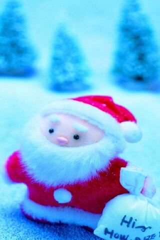 santa claus with shelf iphone android mobile wallpaper  Flickr