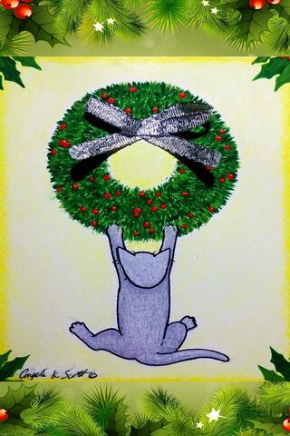 Festive Feline Fun: The Christmas Kitty