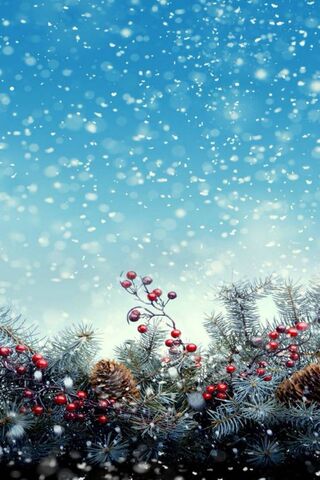 Phoneky Christmas Snow Fantasy Hd خلفيات
