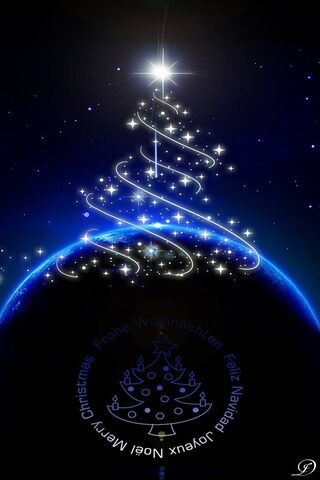 Galactic Christmas Glow..