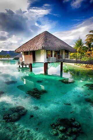 Serenity Over Paradise Waters 🌊🏝️