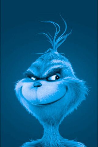 The Grinch In Blue Wallpaper - Download to your mobile from PHONEKY