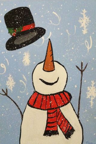 Frosty Fun: The Joyful Snowman