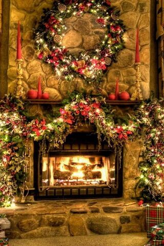 Cozy Holiday Hearth 🎄✨