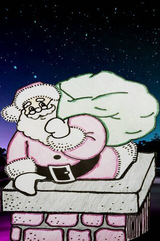 Night Crayola Santa