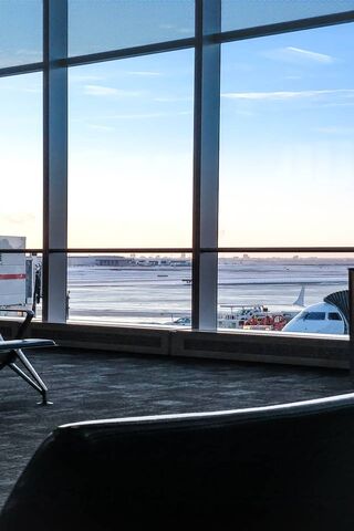 Sunrise Serenity at the Airport 🌅✈️