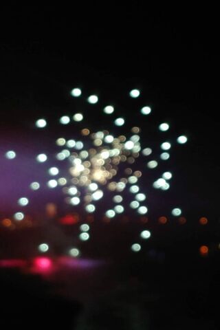 Mystical Night Lights: A Fireworks Dream