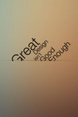 Beyond Good Enough: The Pursuit of Greatness