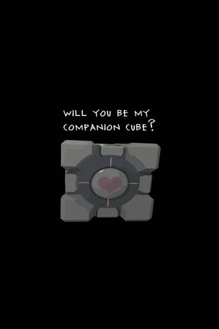 A Heartfelt Request from Your Companion Cube 💖