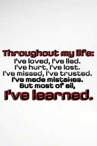 Ive Learned