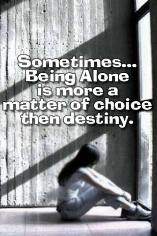 Being Alone