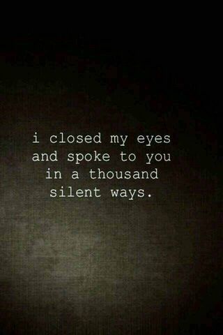Spoke To You Silent