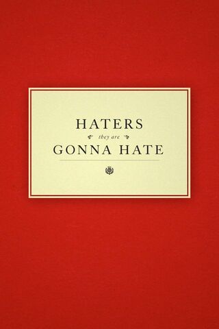 haters gonna hate wallpaper