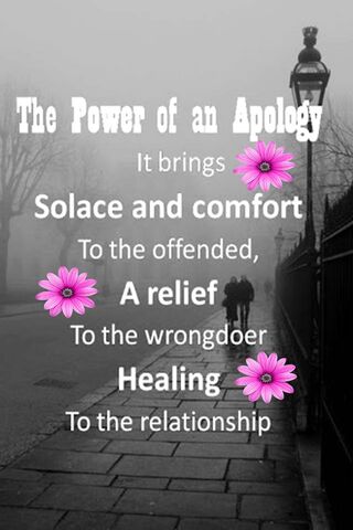 The Power Of Apology