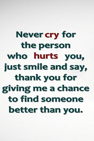 Never Cry