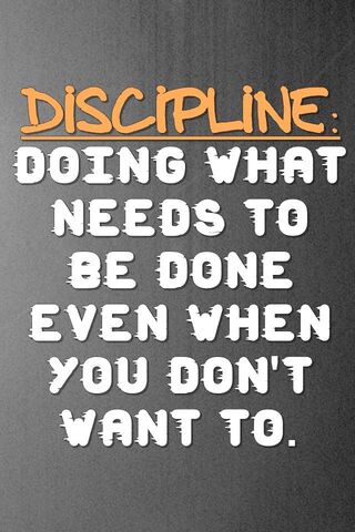 Discipline