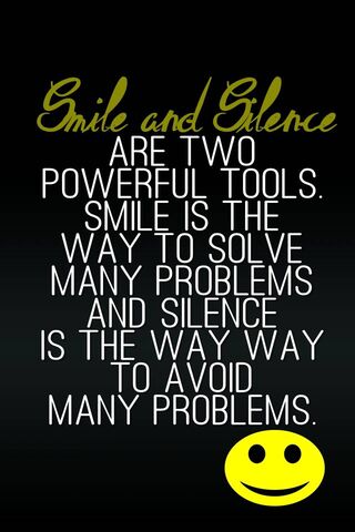 Smile and Silence