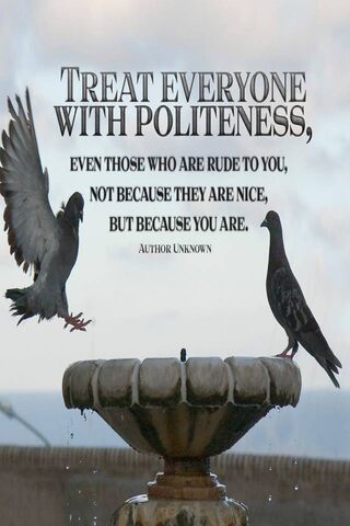 Politeness: A Powerful Rule