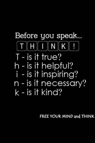 The THINK Guide: Words Matter! 🗣️💭