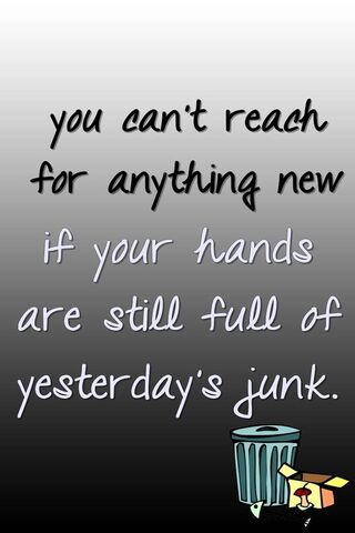 Letting Go of Yesterday..