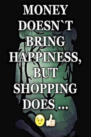 The Joy of Shopping Over Wealth