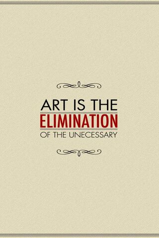 Simplicity in Art: The Essence of Elimination