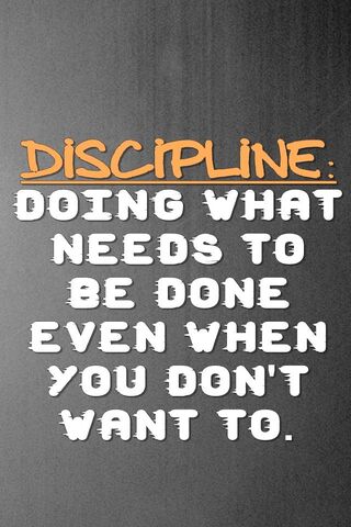 Discipline